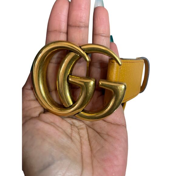 Gucci raffia big GG belt size 75 - Picture 2 of 9